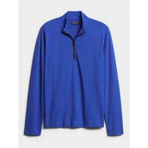 BANANA REPUBLIC Core Temp Mesh Half Zip T-Shirt Mens Size XL New with tags - Picture 1 of 3