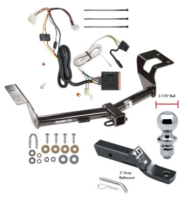 Enganche de remolque para Honda CR-V 12-16 paquete completo con cableado y bola de 1-7/8" Foto 1 de 4