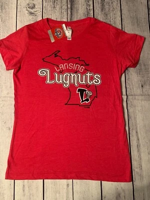 Lansing Lugnuts футболка малой лиги Oakland Athletics женщин размер S мягкий новый с Ярлыками - Изображение 1 из 4