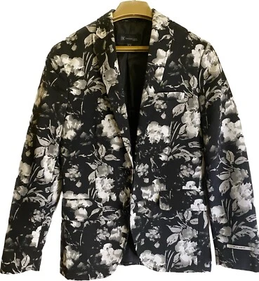 Blazer INC International Concepts Para Hombres XS Milan Calce Ajustado Estampado Floral Foto 1 de 4
