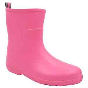 totes Big Girls Waterproof Rain Boots Everywear Charley Size US 5-6 Pink