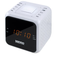 Radio Reloj Despertador Daewoo DCR-450 Blanco