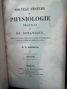 1837 - Nouveau Systeme de Physiologie Vegetale et Botanique - Raspail - Plates - Picture 1 of 10