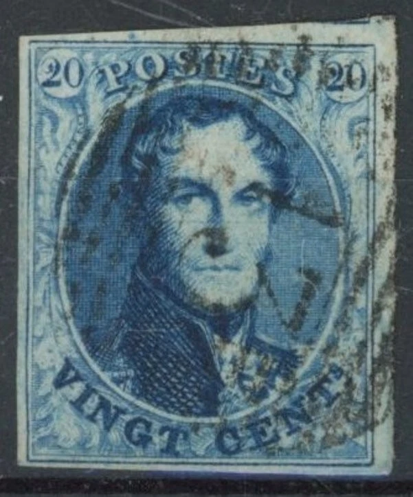 Belgium 1858/61 : Good VF Used Classic Stamp without Watermark - Nice Margins - Image 1 of 1