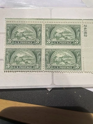 3 Cents Stamps Block 4 American Bankers Association 1950 - Image 1 of 2