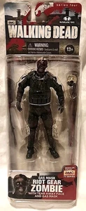 2013 McFarlane Series 4 Walking Dead Riot Gear Zombie Figure Excellent Condition - Picture 1 of 2
