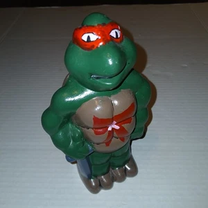 TMNT TEENAGE MUTANT NINJA TURTLES CERAMIC FIGURE KO BOOTLEG 1989 RARE PAINTED - Bild 1 von 3