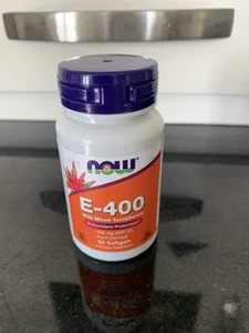 NOW Foods - Natural Vitamin E-400 Antioxidant Protection 400 IU - 50 Softgels - Picture 1 of 2