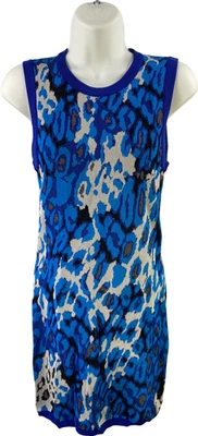 Club Monaco женщин синий без рукавов короткий бак Shift платье - XS - Изображение 1 из 4