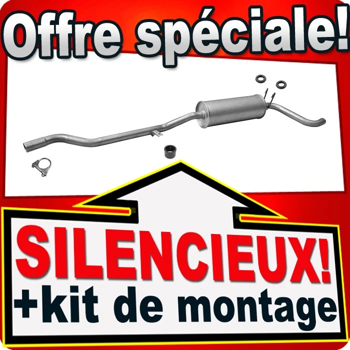 Silencieux Arriere pour CITROEN C15 1.8 D 1.9 D 1.4 1986-2005 échappement - Photo 1/1