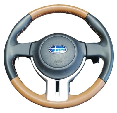 SUBARU BRZ ZC6 Pre-Facelift OEM Leather Steering Wheel RARE COLOR Stitch 86 ZN6 - Image 1 of 4