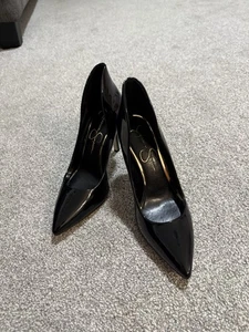 Jessica Simpson Damen elegant schwarz High Heel spitz zulaufend, 6,5M - Bild 1 von 7