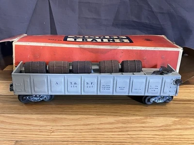 Lionel #3562 Barrel Car w/5 Original Barrels- O Scale Vintage Pre Owned - Image 1 of 4