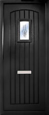 PVC uPVC Black Full Door Panel 20mm 24mm 28mm 790mm x 1930mm <Nenagh Glazed>