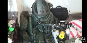 TRAJE OOB-1 MATERIAL PELIGROSO NBC 6 FILETRS TRAJE CBRN EQUIPO DE PRESIÓN POSITIVA COMO ACOSADOR - Imagen 1 de 11