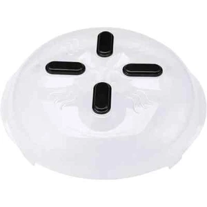 Mag2x netic Microwave Anti Splatter Cover Plate Guard Lid With Steam Vent - Picture 1 of 7