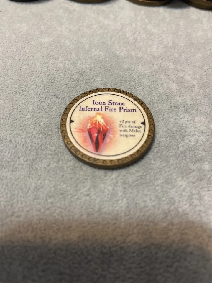True Dungeon Ioun Stone Infernal Fire Prism - Image 1 of 1