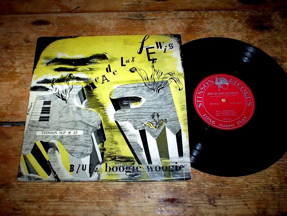 MEADE LUX LEWIS Boogie Woogie Blues ORIG 1962 10" Stinson #25 DG VINYL LP vg VG+ - Image 1 of 1