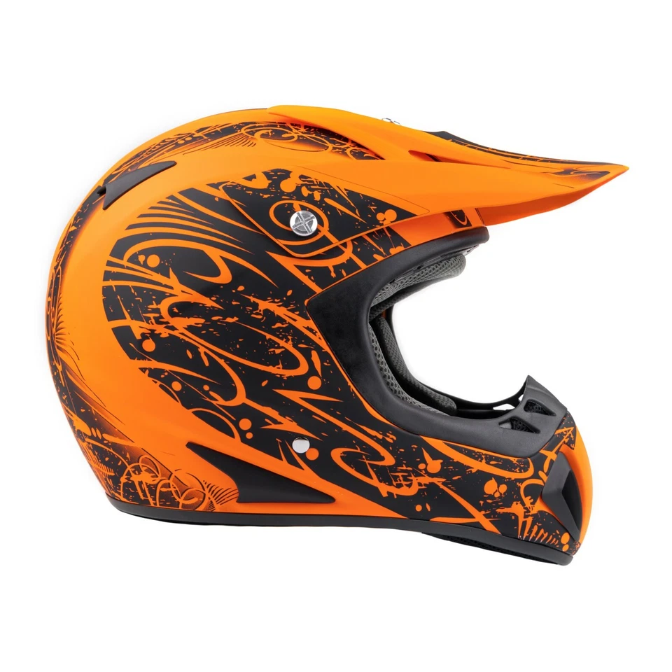 Typhoon Adulto Dirt Bike Casco Motocross Off-Road Dirt Bike ATV UTV MX Hombres Mujeres Foto 1 de 2