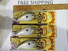 LOT OF 3 Strike King KVD 2.5 Series Crankbaits in GIZZARD SHAD 511 Dives 3'-5'