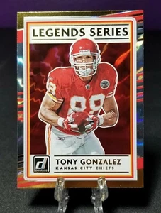 Tony Gonzalez 2020 Panini Donruss Football LEGENDS SERIES Card ๐ KC Chiefs Holo - Picture 1 of 2