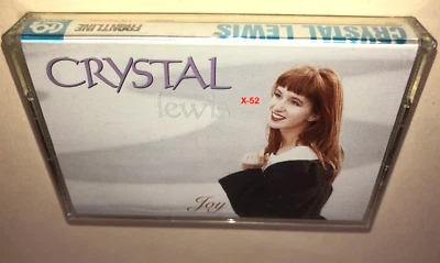 Crystal Lewis Joy 2nd album Chrome CRO2 vintage cassette tape 1989 Frontline - Imagem 1 de 4