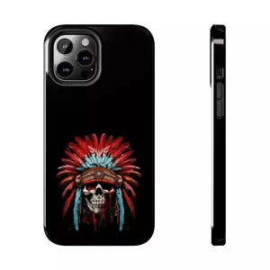 Native American Kopfschmuck auf Schädel robuste Handyhüllen - Bild 1 von 57