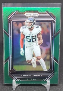 2022 Prizm Football Harold Landry #288 GREEN PRIZM Titans - Bild 1 von 2
