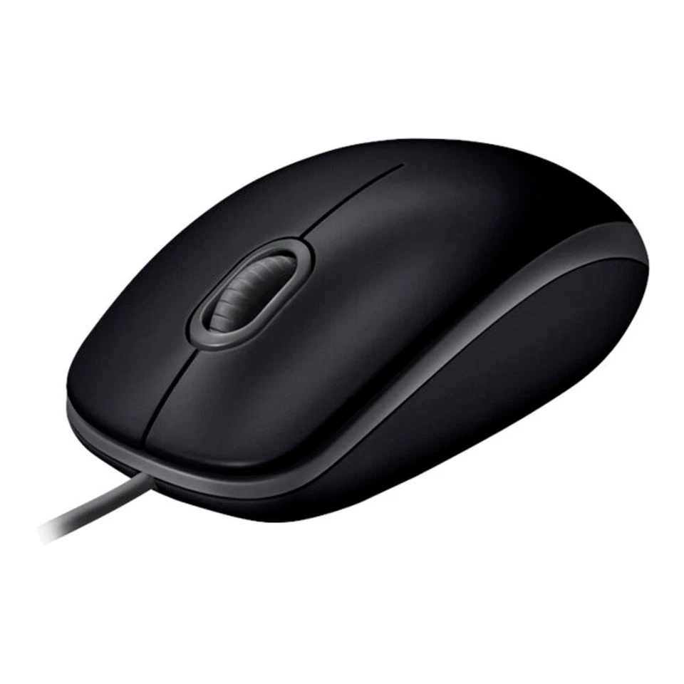 Logitech B110  Maus USB   Optisch Schwarz 3 Tasten 1000 dpi - Bild 1 von 1