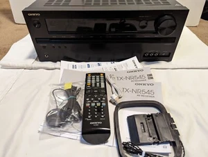 Onkyo TX-NR545 7.2 ch 4K AV Receiver - Dolby Atmos/DTS - Picture 1 of 16
