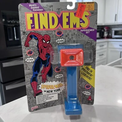 Spider-man Find Ems Superviewer Set SELLADO SIN USAR, EN CAJA 1992 Galoob Marvel Foto 1 de 4