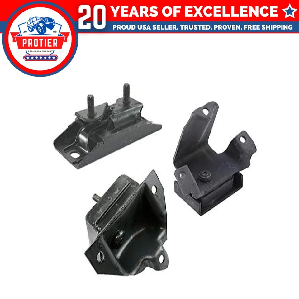 Se adapta a Ford E150 E250 E350 Econoline/Club Wagon 1985-1987 montaje de motor y transmisión de 4,9 L Foto 1 de 2