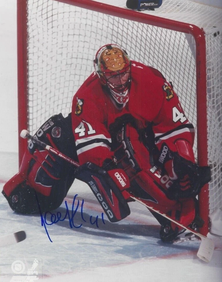 Jocelyn Thibault autografiada 8x10 Chicago Blackhawks D445 Foto 1 de 1