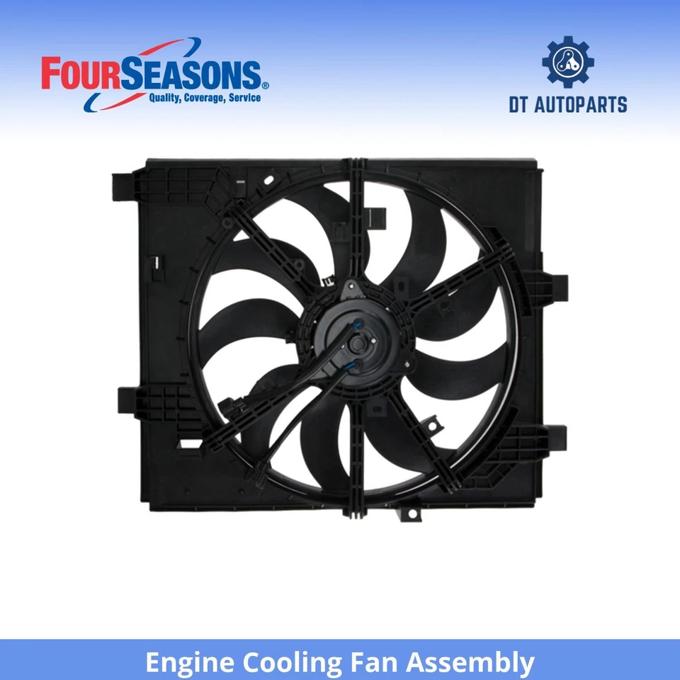 Conjunto de ventilador de refrigeración del motor Nissan Juke 2011-2015 4 estaciones 2012 2013 2014 Foto 1 de 4