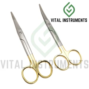 TC Mayo Dissecting Scissors 5.75" Straight & Curved German Custom Made Surgical - Picture 1 of 1