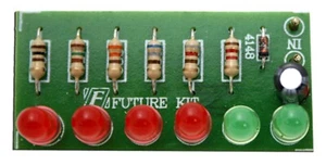 FK101 Audio VU Medidor 6 LED No Necesita Fuente de Alimentación Kit Desmontado - Imagen 1 de 2