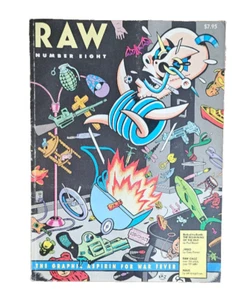 RAW Magazine, Number 8, 1986, "THE GRAPHIC ASPIRIN FOR WAR FEVER" - Picture 1 of 4