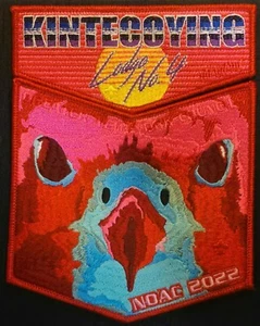 OA KINTECOYING LODGE 4 BSA MAGGIORE NEW YORK 2022 NOAC 2 PATCH DELEGATO FALCON!!!! - Foto 1 di 1