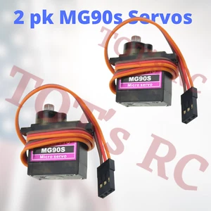 2x Metal Gear 9g MG90S Mini Servo Motor Robotics Arduino Compatible - Picture 1 of 6