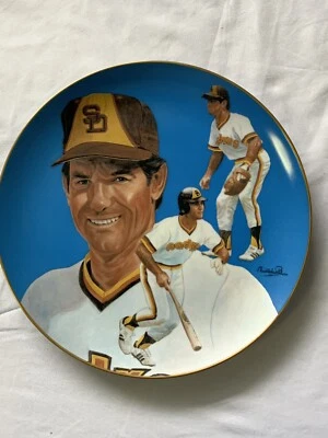 1983 STEVE GARVEY AUTOGRAPHED PLATE 2656/10000 HAND SIGNED Hackett American - Image 1 of 4
