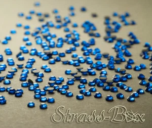 Hotfix CAPRI BLUE SS10 Stückzahl wählbar AAA Qualität Blau Glitzer Aufbügeln - Bild 1 von 18