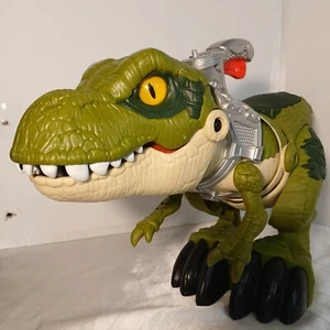 Jurassic World Mega Mouth T-Rex groß grün Dinosaurier frisst Schwalben SPASS SPIELZEUG 2018 - Bild 1 von 16