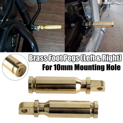 Reposapiés estilo bala imprimación reposapiés para Harley Dyna Softail Sportster Foto 1 de 4