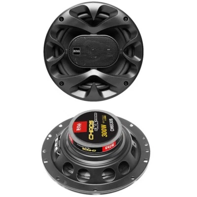 2 altoparlanti 3 vie BOSS AUDIO SYSTEMS CH6530B 165 mm 150 watt rms + 5 sticker - Immagine 1 di 4