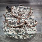 No Boundaries Aztec Style Canvas 2 Front Pocket Backpack
