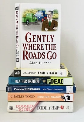 Large Print Crime - 6 Bk Lot -Hunter/ Wentworth/ Graham/ Todd/ Straker/ Simpson - image 1 of 4