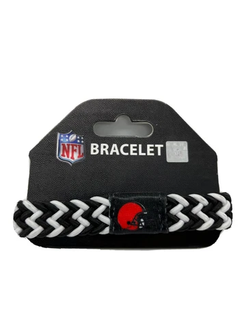 Cleveland Browns NFL TEAMS Braided Elastic BRACELET Cover
