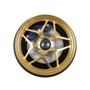 M32x3.5 Tread Aluminum Engine Oil Cap Filler Cover Gold - Picture 1 of 9