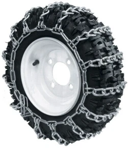 Schneekette Schneeketten f. Rasentraktor Aufsitzrasenmäher 18x9.50-8 2Stk - Bild 1 von 1