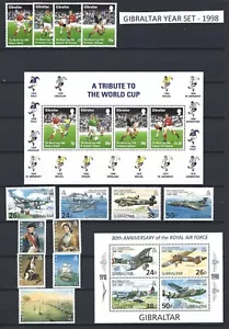 Gibraltar 1998 year set MNH (3 scans) - Picture 1 of 2